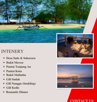 paket honeymoon 3 hari 2 malam opsi C